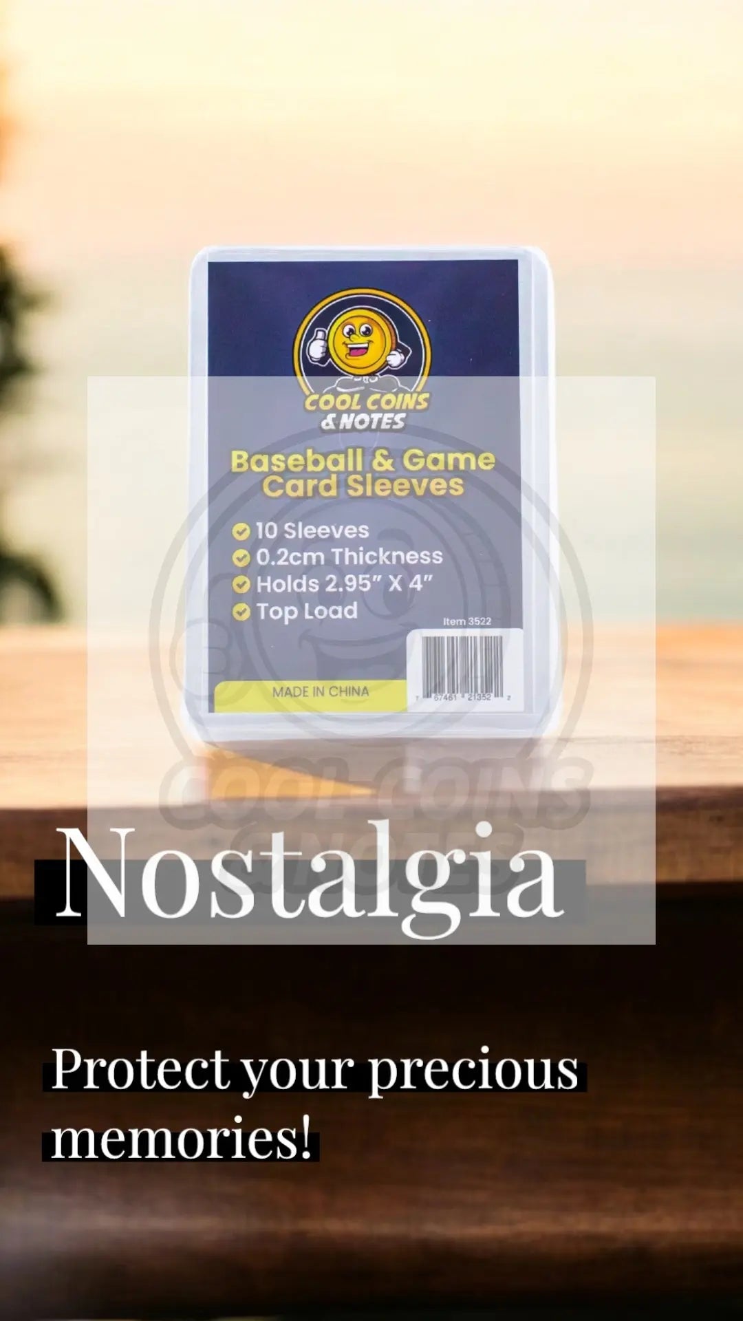 10 Clear Baseball Game Rigid Card Sleeves Topload Holders 3" X 4" Cool Coins & Notes Cool Coins & Notes 