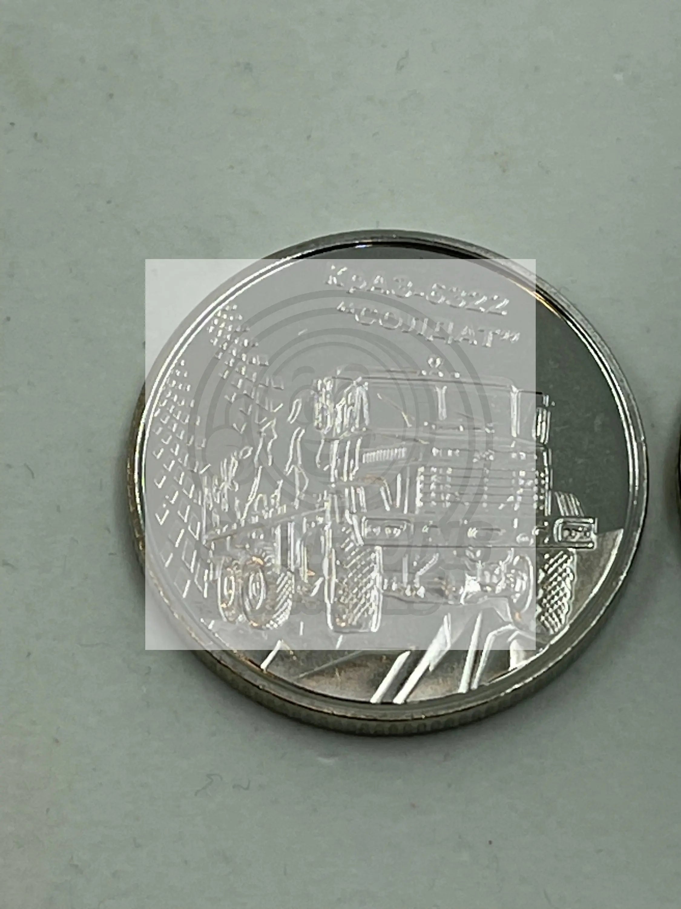 10 Hyrven Ukraine 10 Hryvnia KrAZ-6322 Soldier Coin 2019 UNC - Cool Coins & Notes