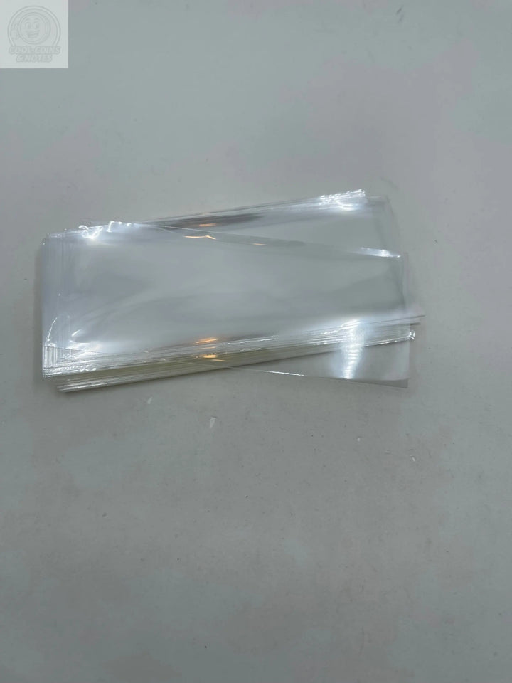 10 Peices Plastic Note Sleeve 5.5” x 2.5” - Cool Coins & Notes