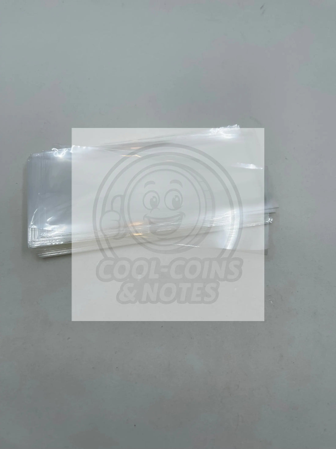 10 Peices Plastic Note Sleeve 5.5” x 2.5” - Cool Coins & Notes