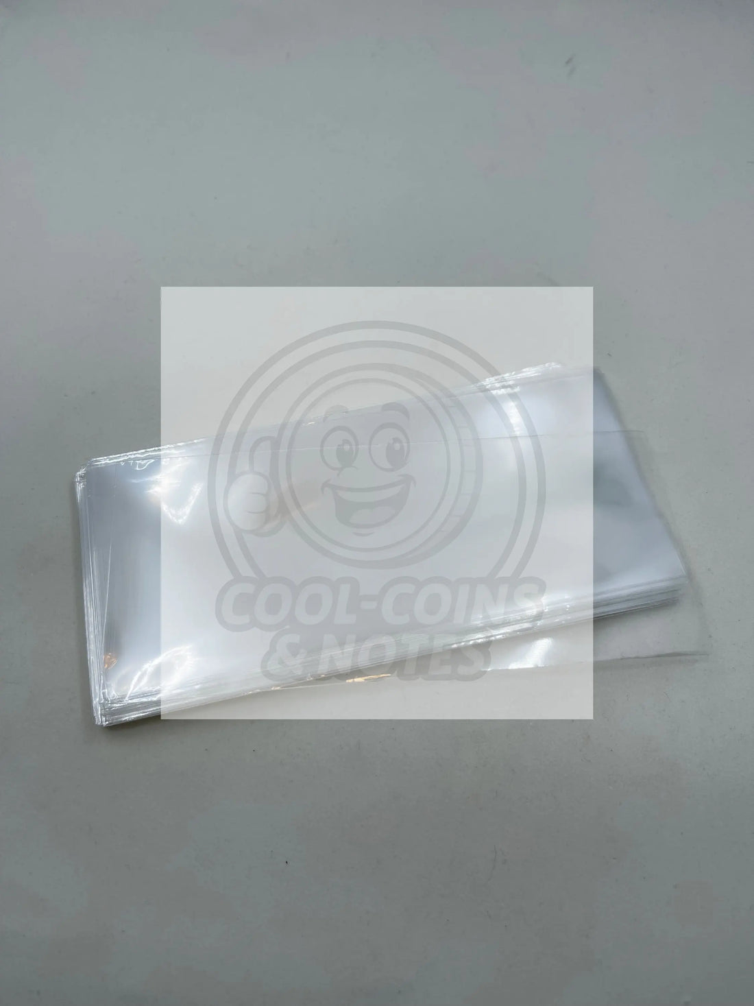 10 Peices Plastic Note Sleeve 6” x 3” - Cool Coins & Notes