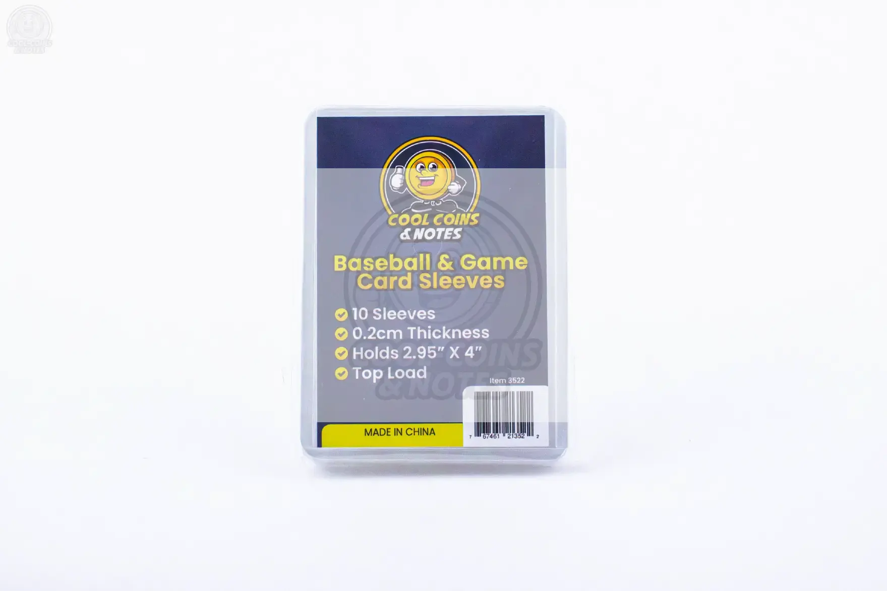 100 Clear Baseball Game Rigid Card Sleeves Topload Holders 3" X 4" Cool Coins & Notes (Copy) - Cool Coins & Notes