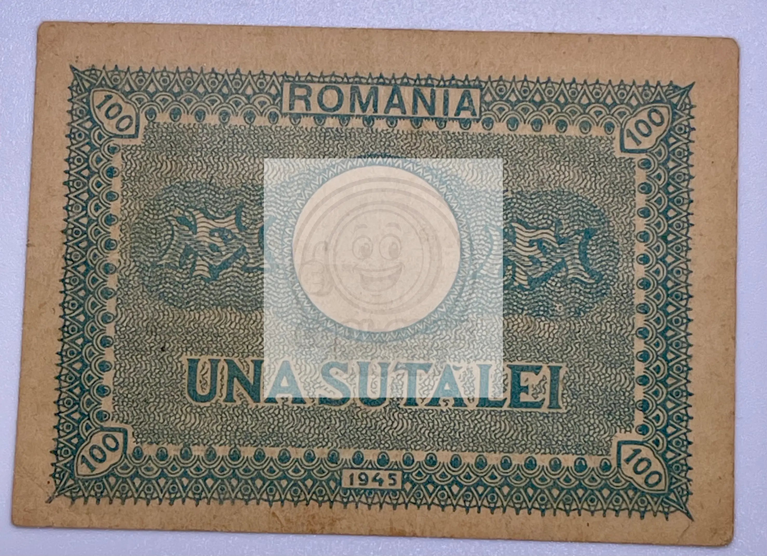 100 LEI BANKNOTE FROM ROMANIA 1945 PICK-78, AU World Banknote - Cool Coins & Notes