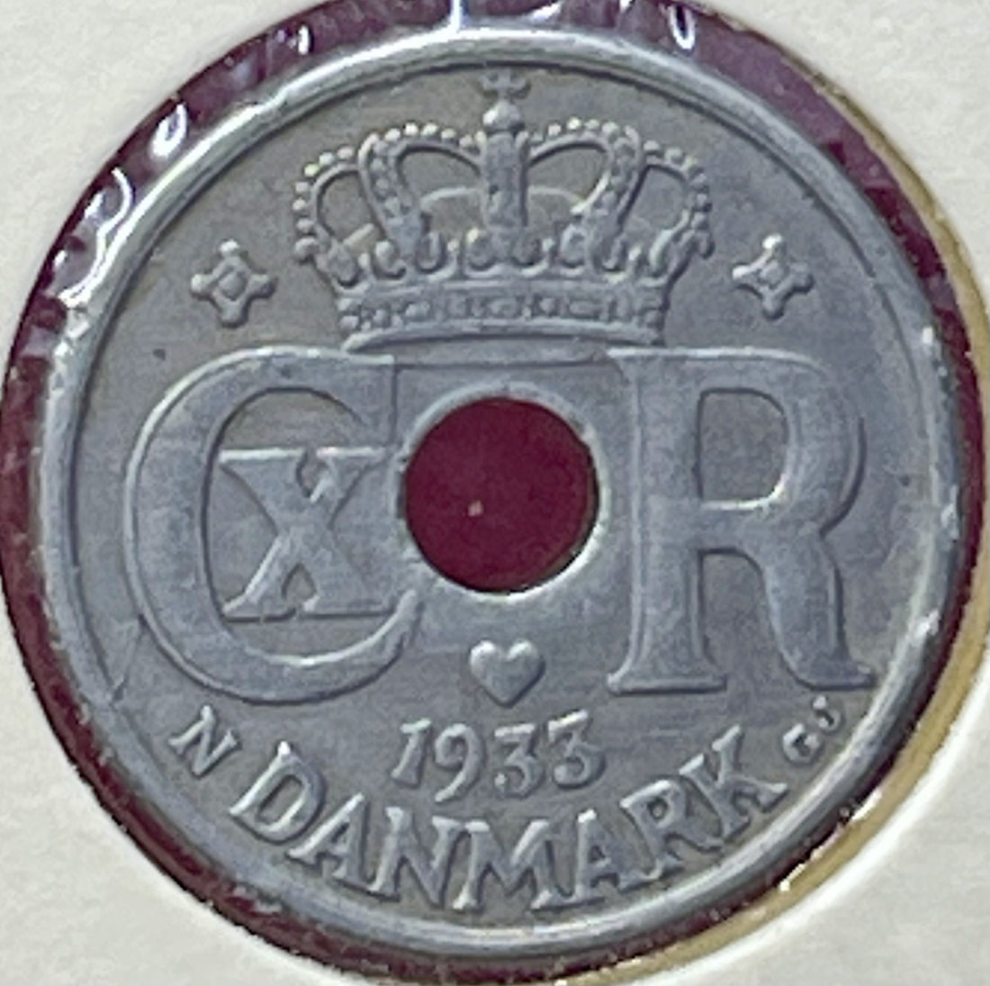 1939 Denmark 10 Ore KM# 822.2 Coin