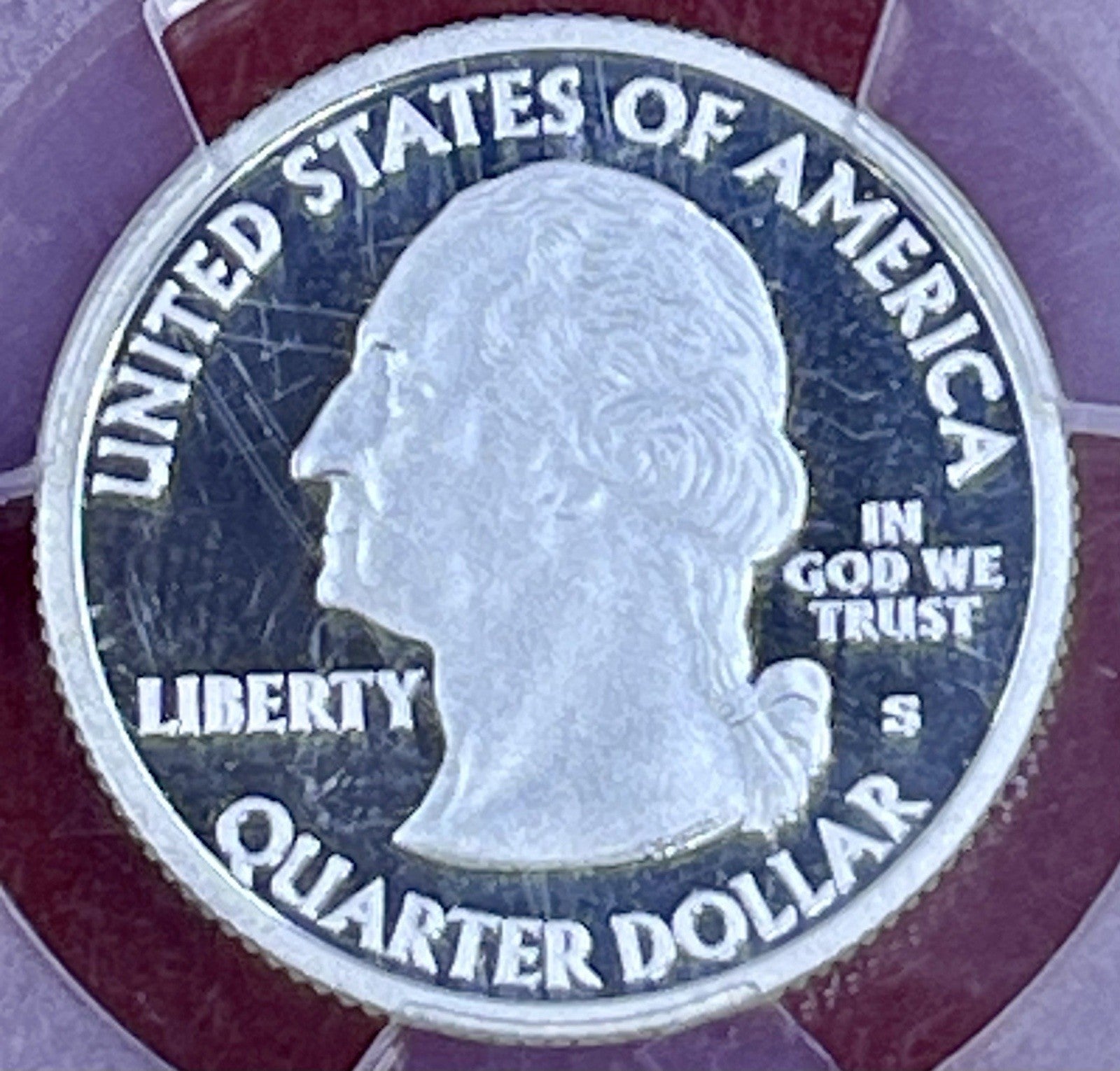 2009-S US American Samoa Silver Proof Quarter Coin PCGS Graded PR69DCAM