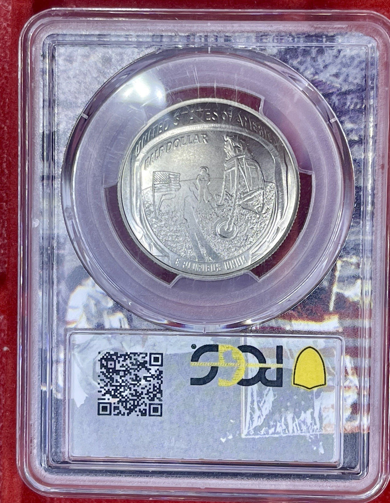 2019-D Apollo 50th Anniversary PCGS MS70 Half Dollar Coin, FIRST STRIKE