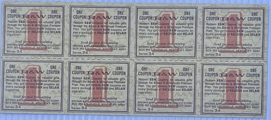 Lot 8 of B&W Brown & Williamson Tobacco Stamps
