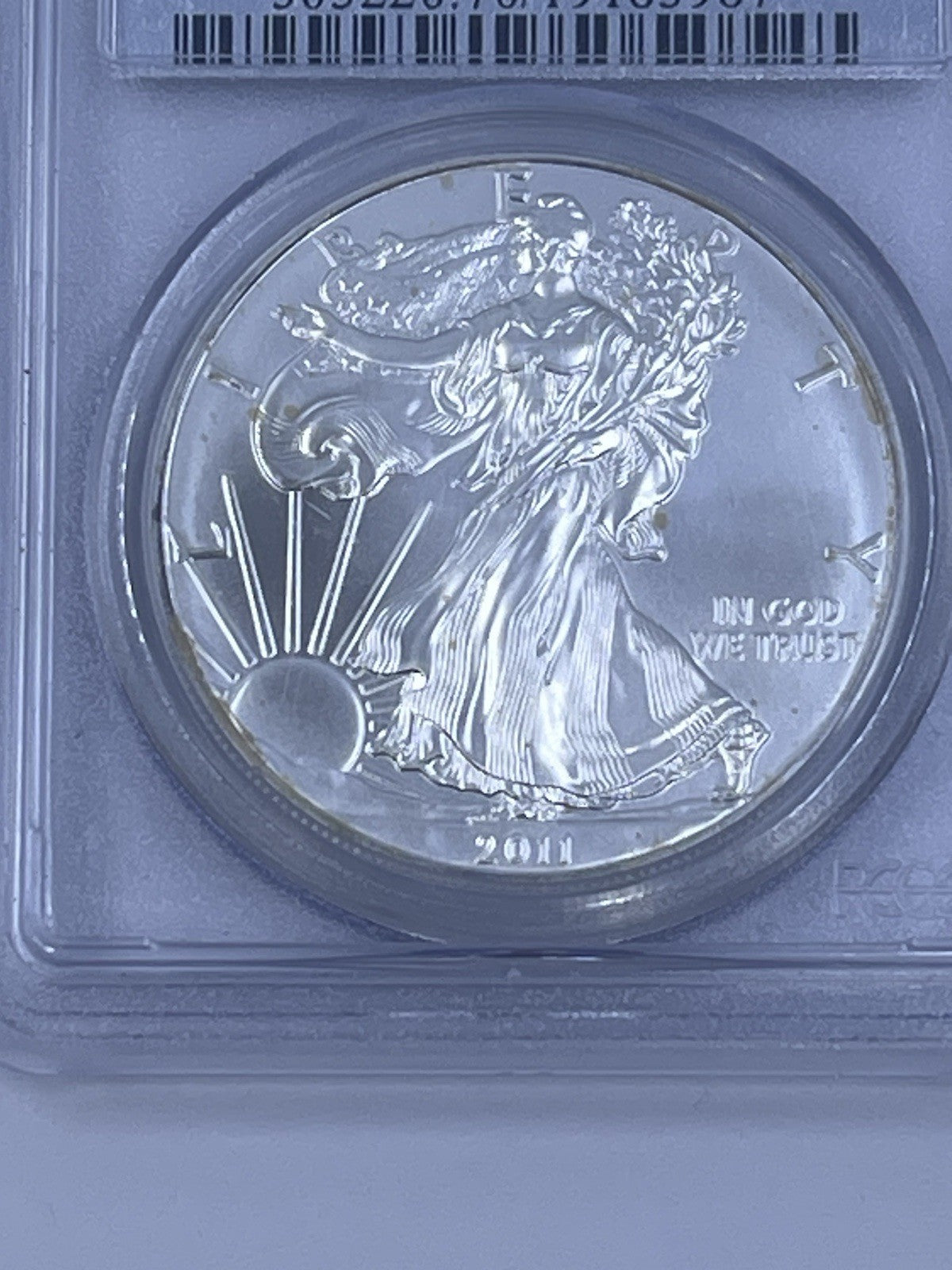 2011 $1 American Silver Eagle MS70 PCGS First Strike