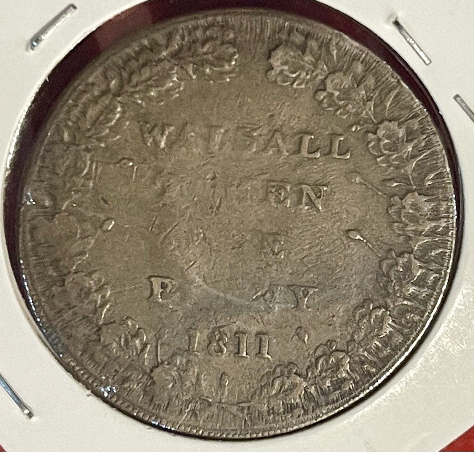 Coin, Great Britain, Staffordshire, Joseph Parker Walsall, Penny Token