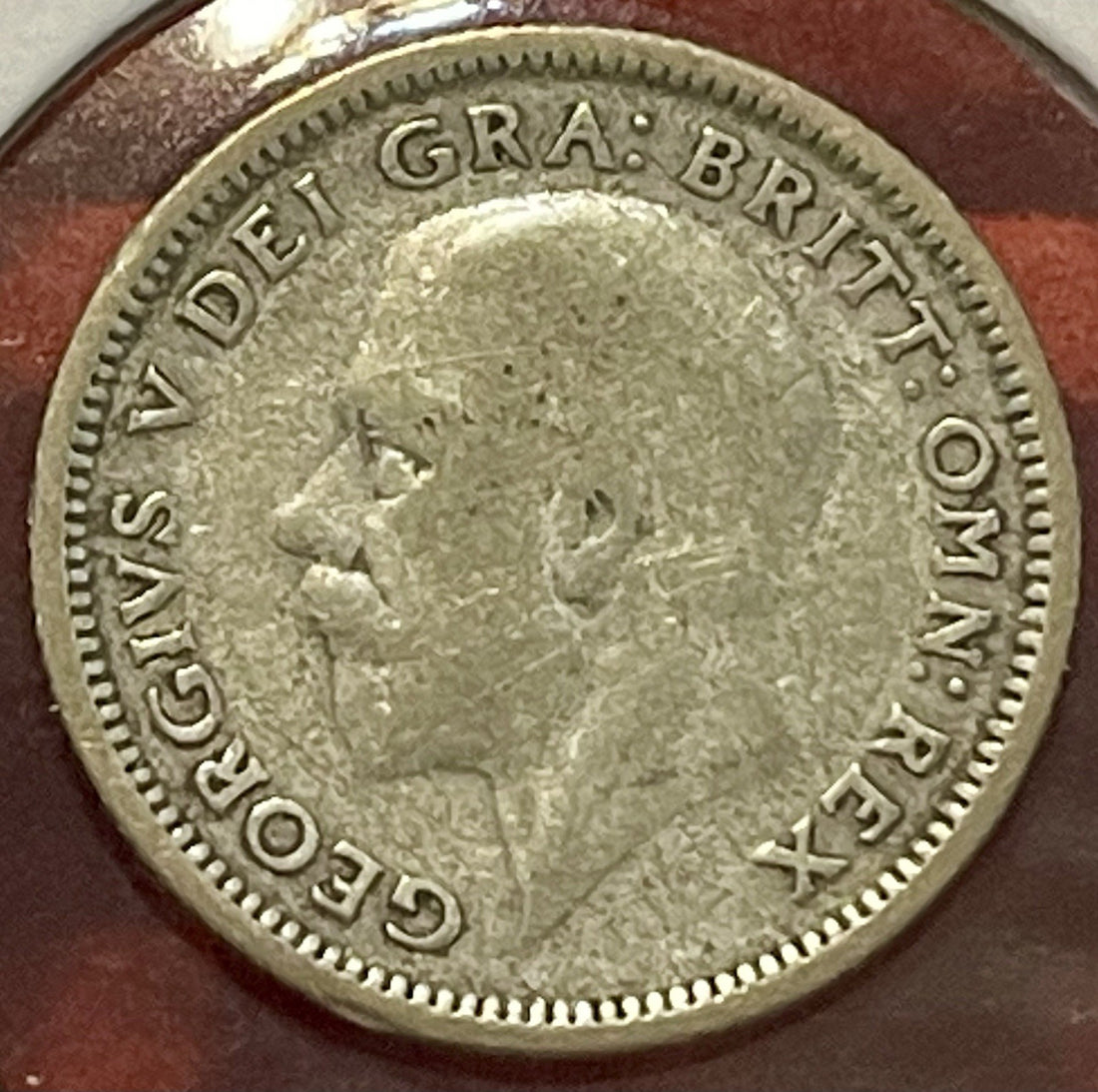 1927 Great Britain 6 Pence .925 Silver Coin KM# 815 Sixpence .