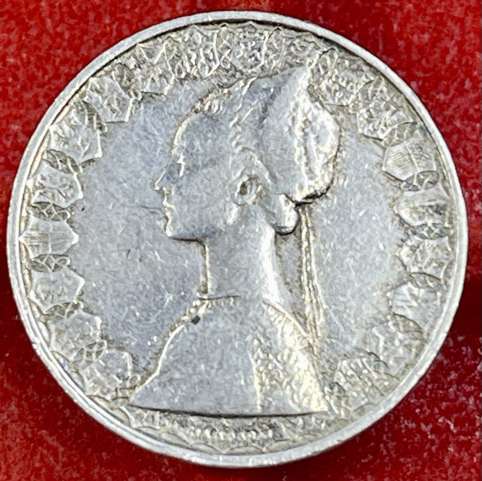 Italy 500 Lire 1959 R Silver Coin KM#98