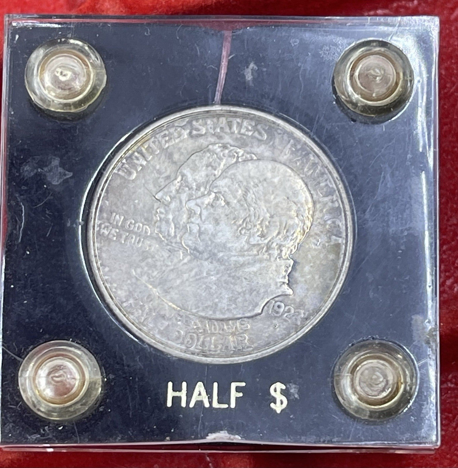 1923-S Monroe Doctrine Silver Commemorative Half Dollar Coin Encased