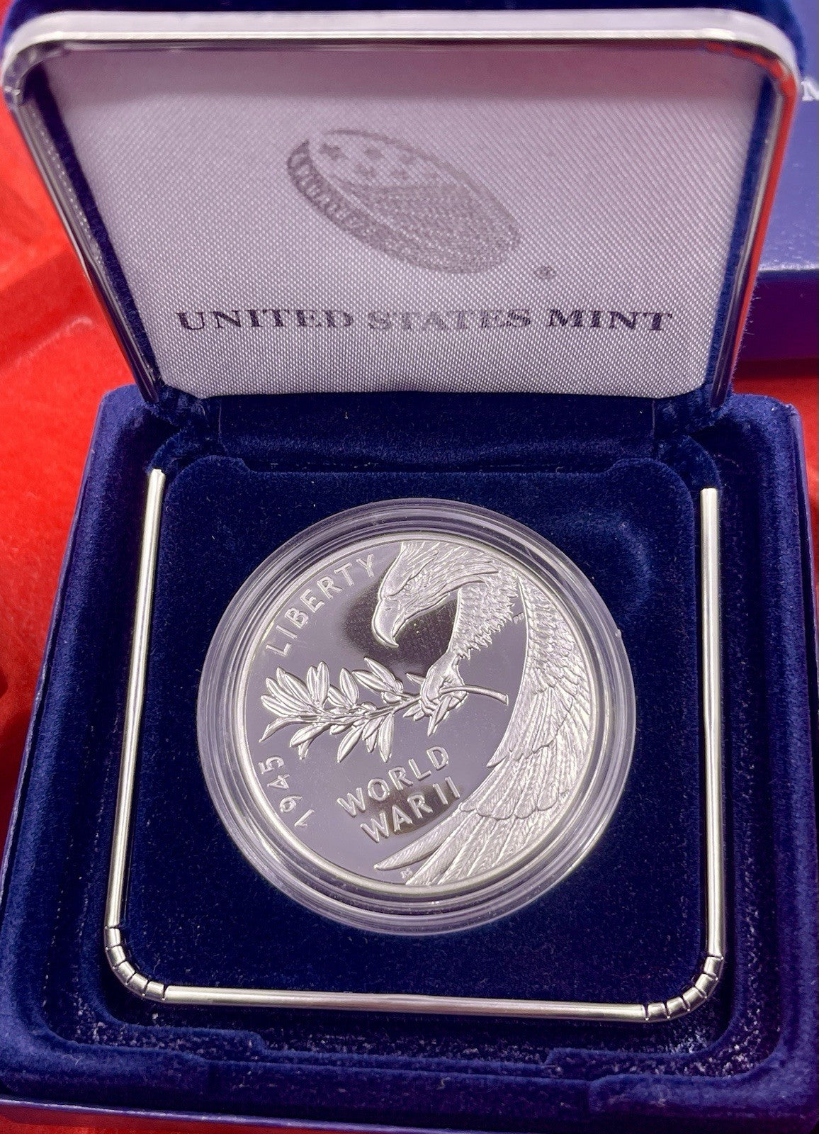2020 End of World War II 75th Anniversary Silver Medal WW2 MINT