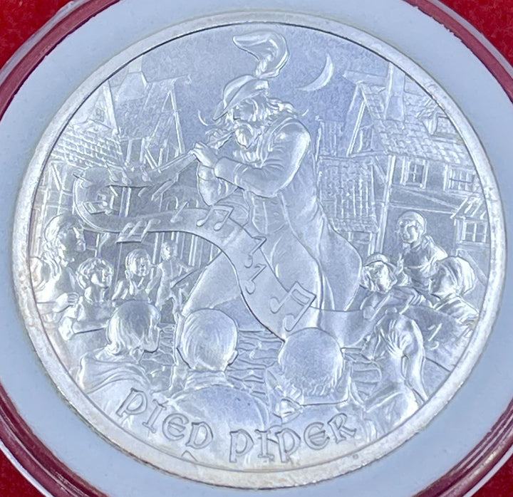 Pied Piper-Medieval Hero Coin 1 oz.999 Silver in Capsule-2nd in Series