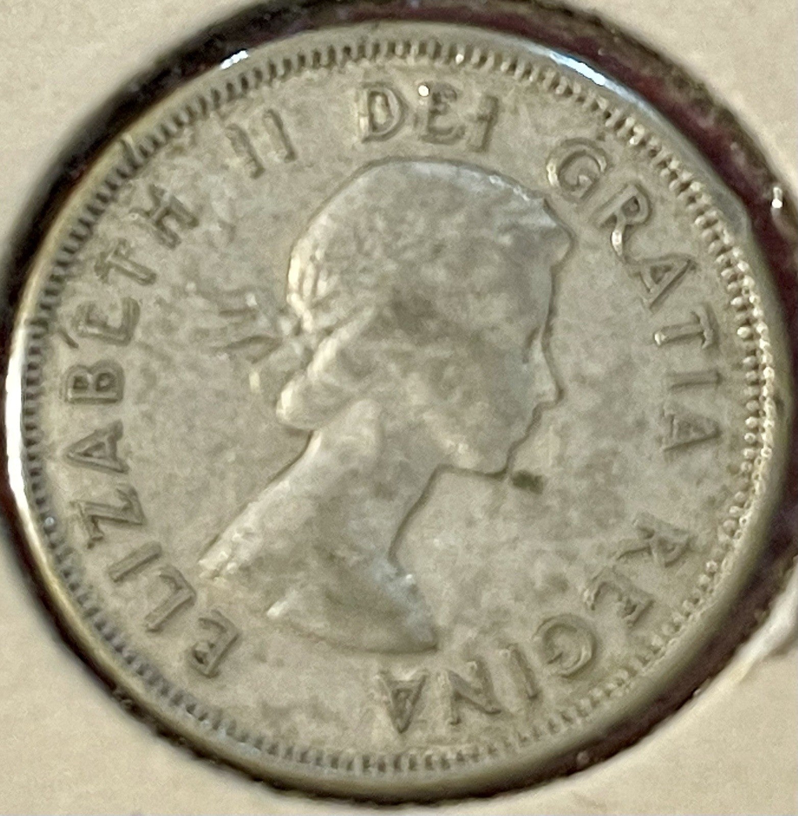 1960 Canada Canadian Caribou Quarter 25 Cents Elizabeth II 80% Silver