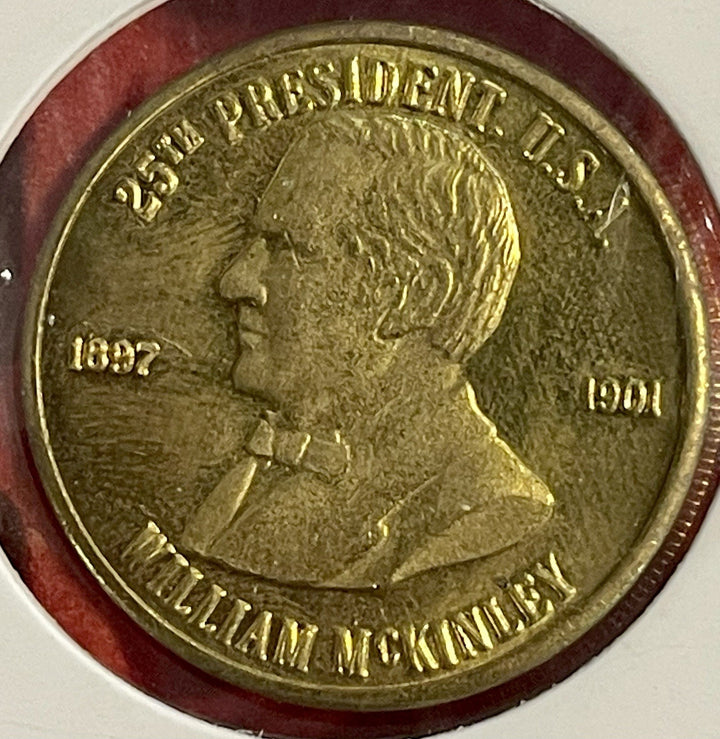 William McKinley Presidential Commemorative Medal – 25th President Token