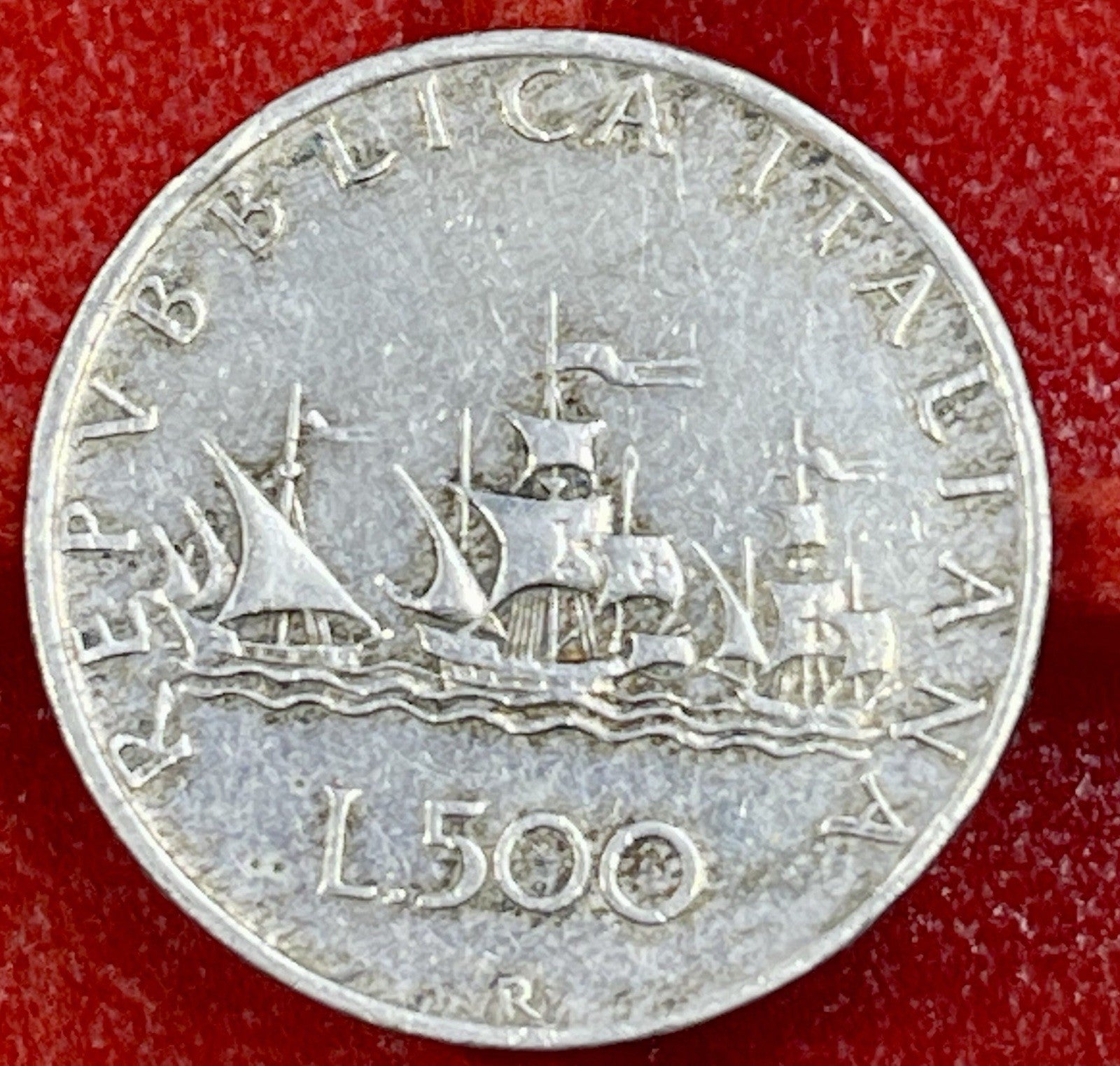Italy 500 Lire 1959 R Silver Coin KM#98