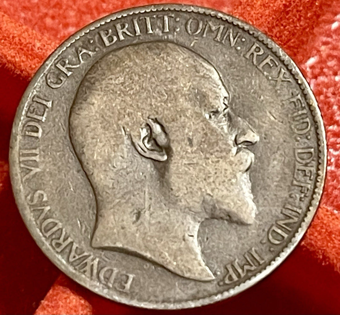 1903 Edward VII Half Penny Coin. Circulated1903 Edward VII Half Penny Coin.