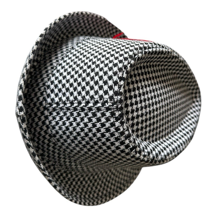Saturday Smack Houndstooth Game Day Fedora XL Size 7-5/8 - Cool Coins & Notes