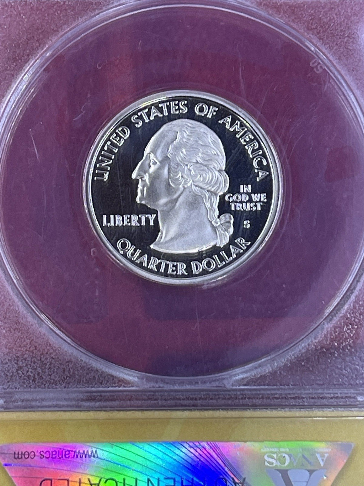 2003 S 25C Clad Alabama Quarter ANACS PR70DCAM
