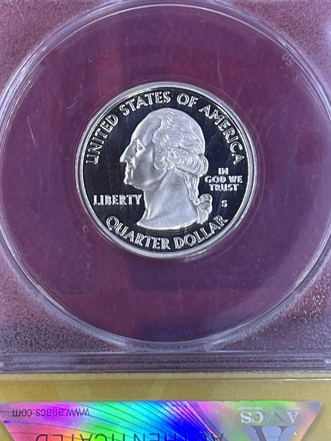 2003 S 25C Clad Alabama Quarter ANACS PR70DCAM