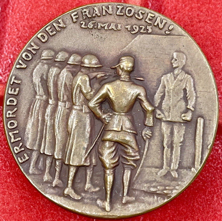Karl Goetz Medal – Kienast 300: “Albert Leo Schlageter” (1923) Satirical Medal