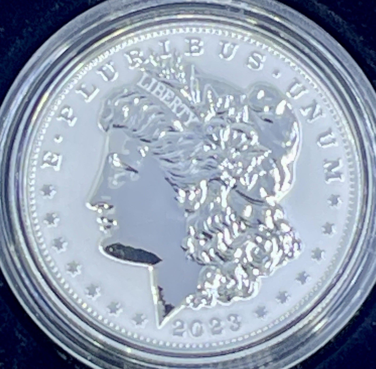 2023-S Reverse Proof $1 Morgan and Peace Silver Dollar 2pc Set Box ,OGP