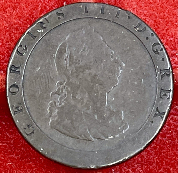 BRITAIN 1797 Cartwheel Penny King George III 1 Oz Copper 1 Year Issue Coin