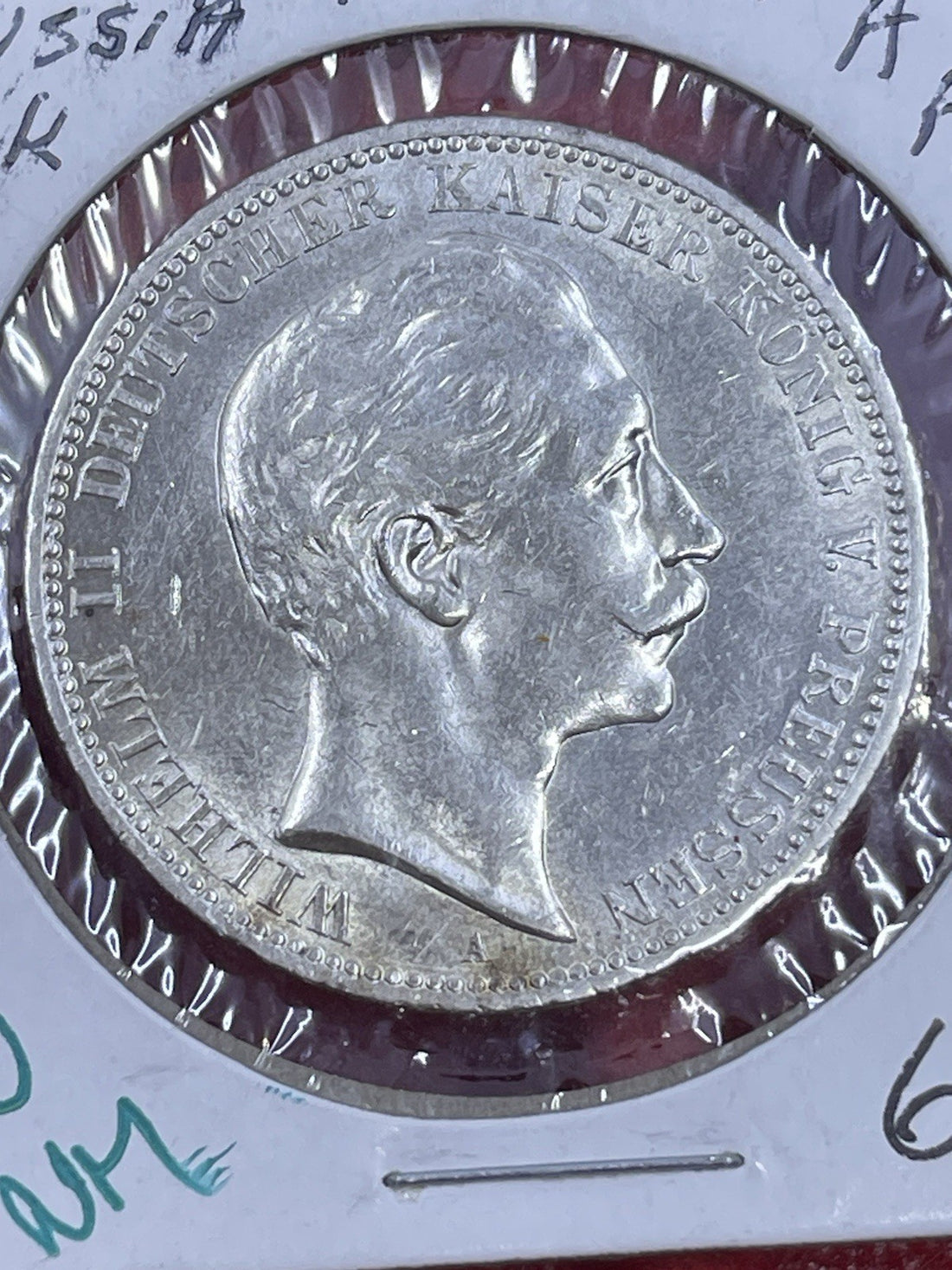 P219 German States Prussia 1911-A 3 Marks BU