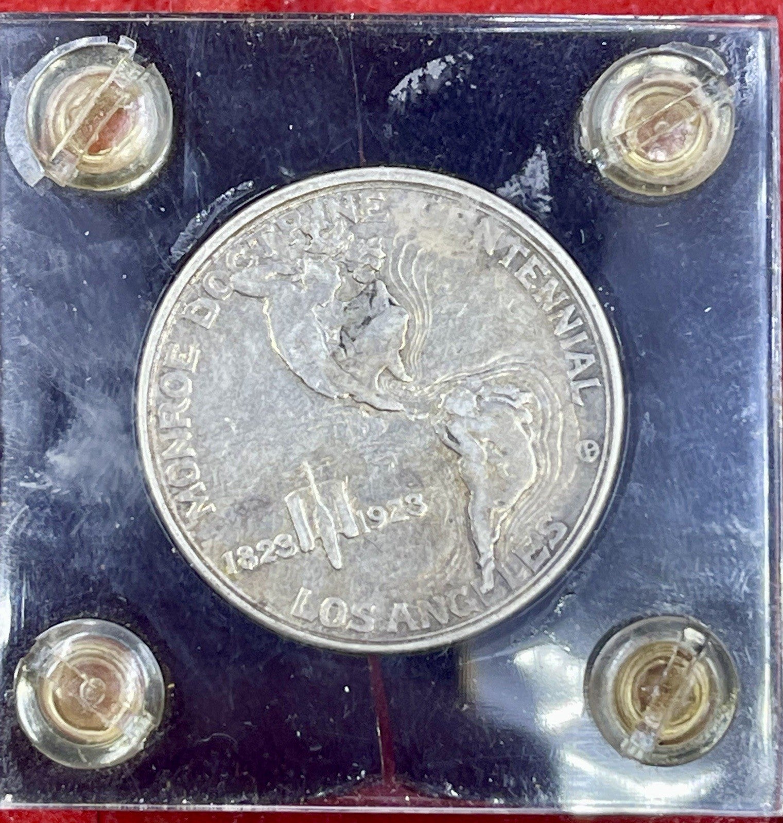 -1923 Monroe-Adams Los Angeles Commerative Silver Half Dollar