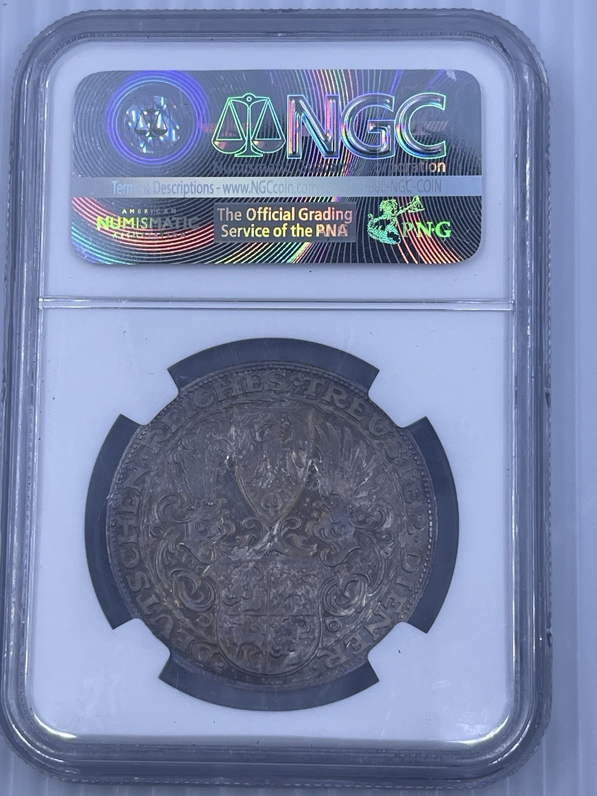 1927 D Germany-Karl Goetz Medal, K-386 Hindenburg 80th B-Day, NGC MS63