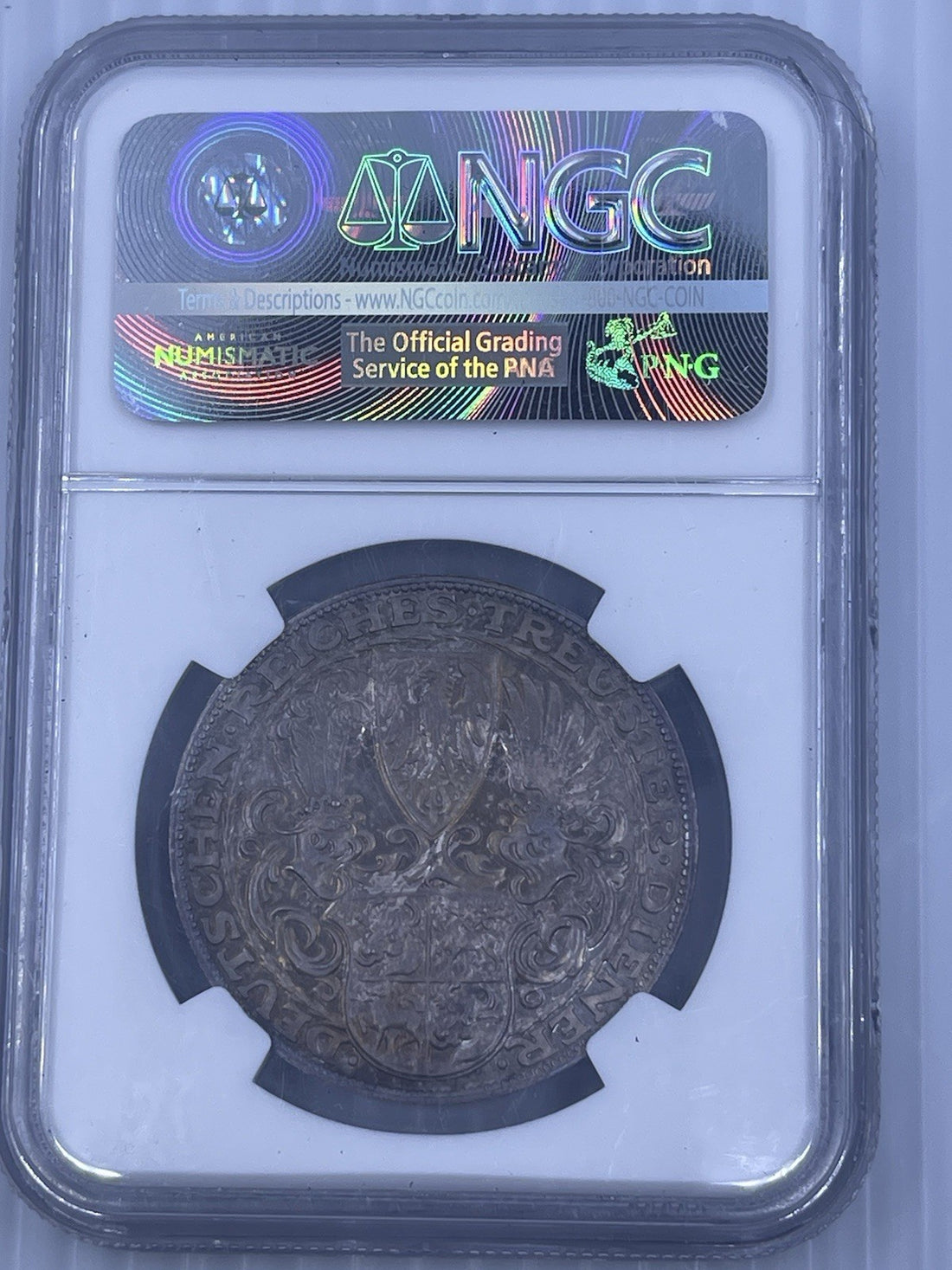 1927 D Germany-Karl Goetz Medal, K-386 Hindenburg 80th B-Day, NGC MS63