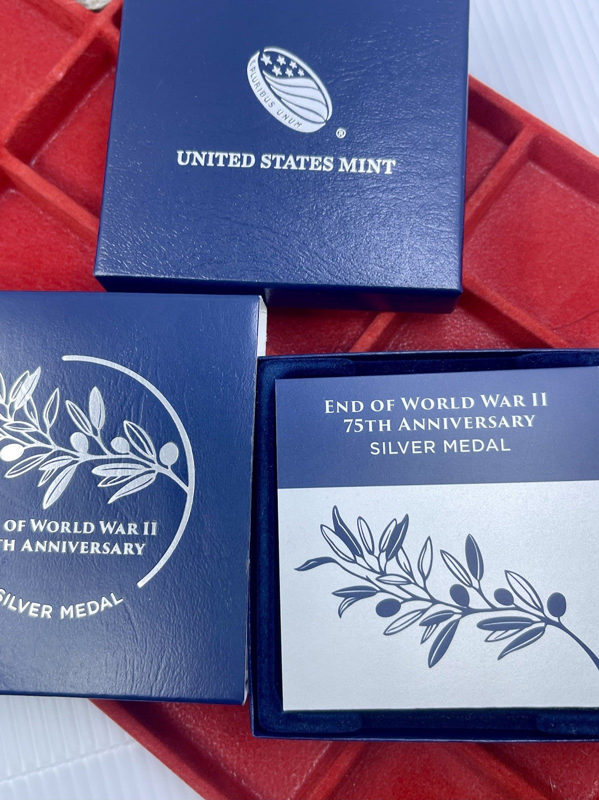 2020 End of World War II 75th Anniversary Silver Medal WW2 MINT