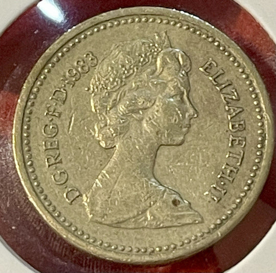 1983 UK England Great Britain Coin 1 Pound