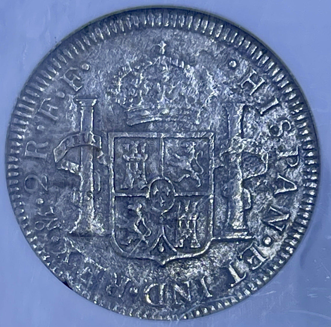 1783-Mo FF Mexico 2 Reales Silver El Cazador Shipwreck 2R Coin NGC Genuine
