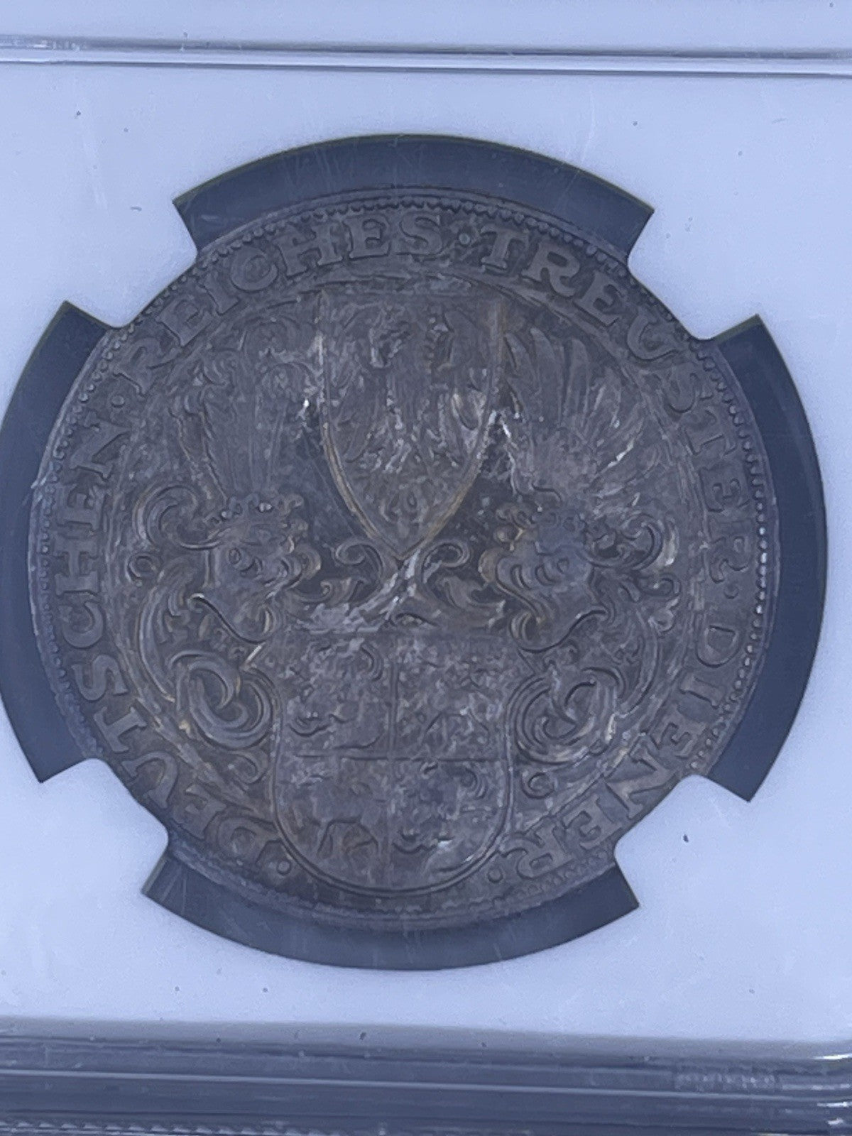 1927 D Germany-Karl Goetz Medal, K-386 Hindenburg 80th B-Day, NGC MS63