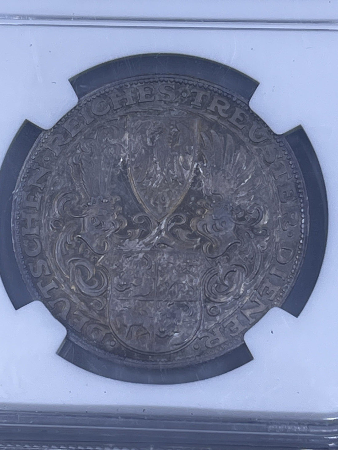 1927 D Germany-Karl Goetz Medal, K-386 Hindenburg 80th B-Day, NGC MS63