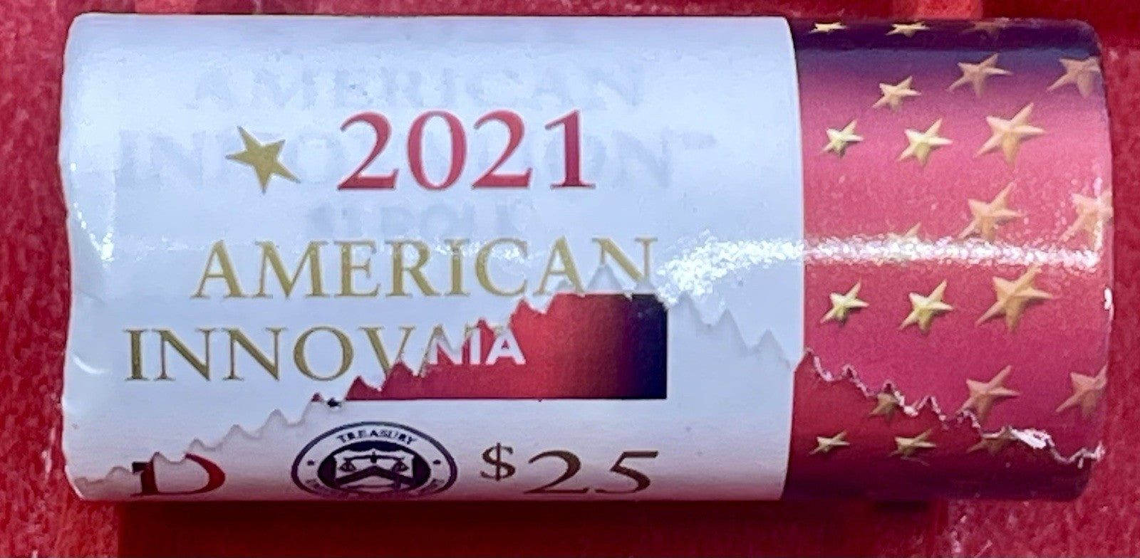 2019-D American Innovation $1 Dollar Pennsylvania $25 Coin Roll US Mint OGP