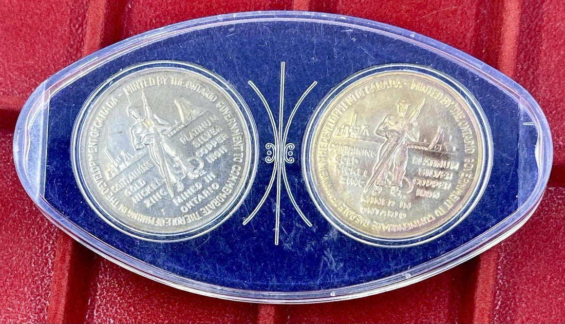 1867-1967 TOKEN MINTED ONTARIO GOV. FOR ROLE OF MINING IN DEV. OF CANADA