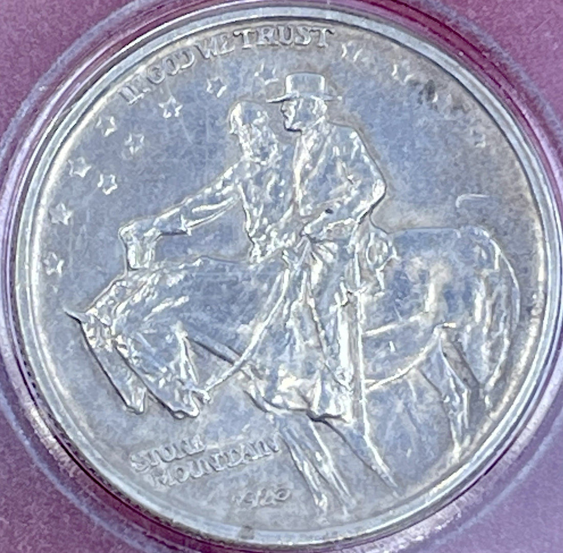 1925 50C Stone Mountain Silver Commemorative Coin
