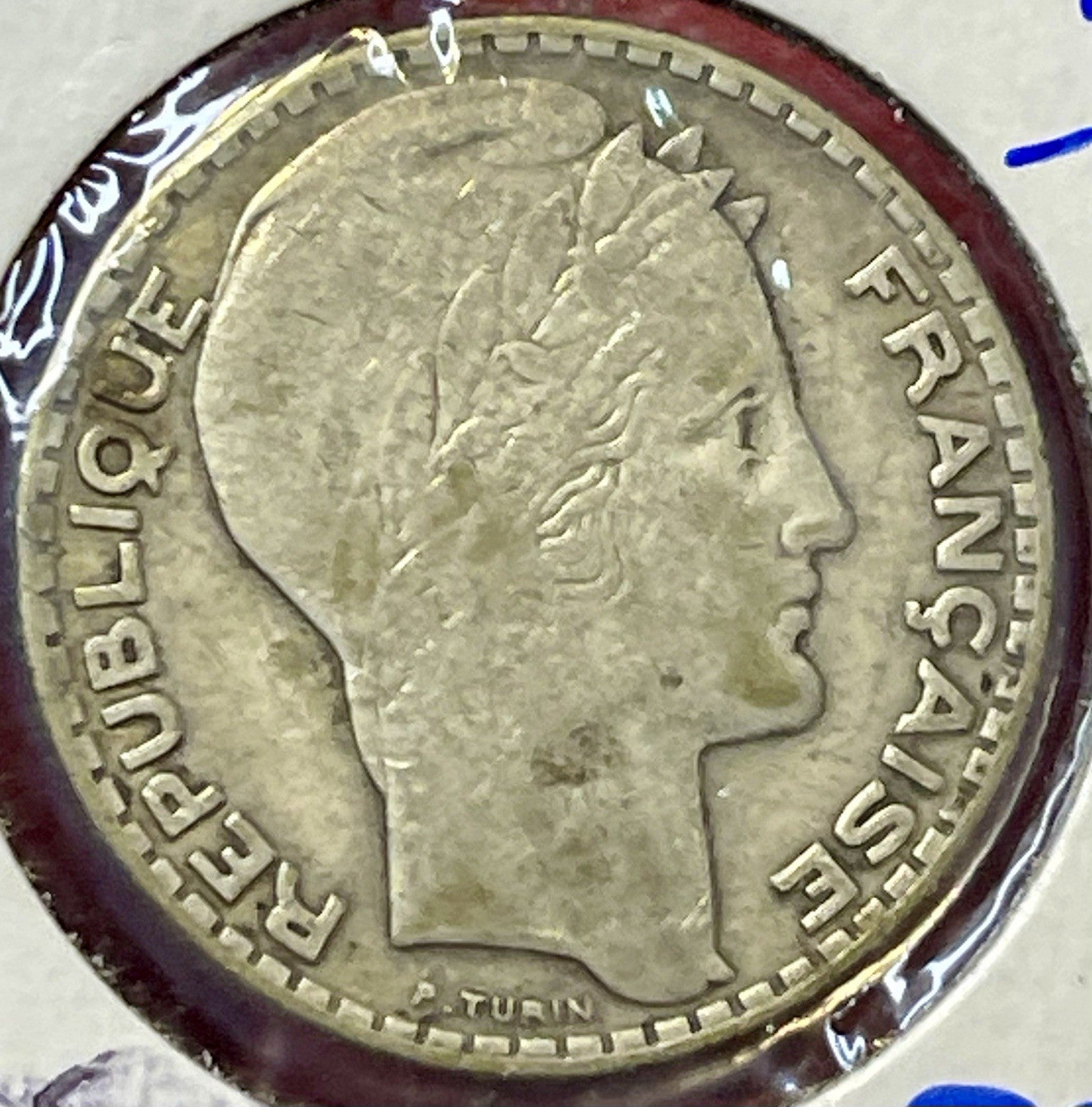 SILVER - WORLD Coin - 1932 France 10 Francs - World Silver Coin *788
