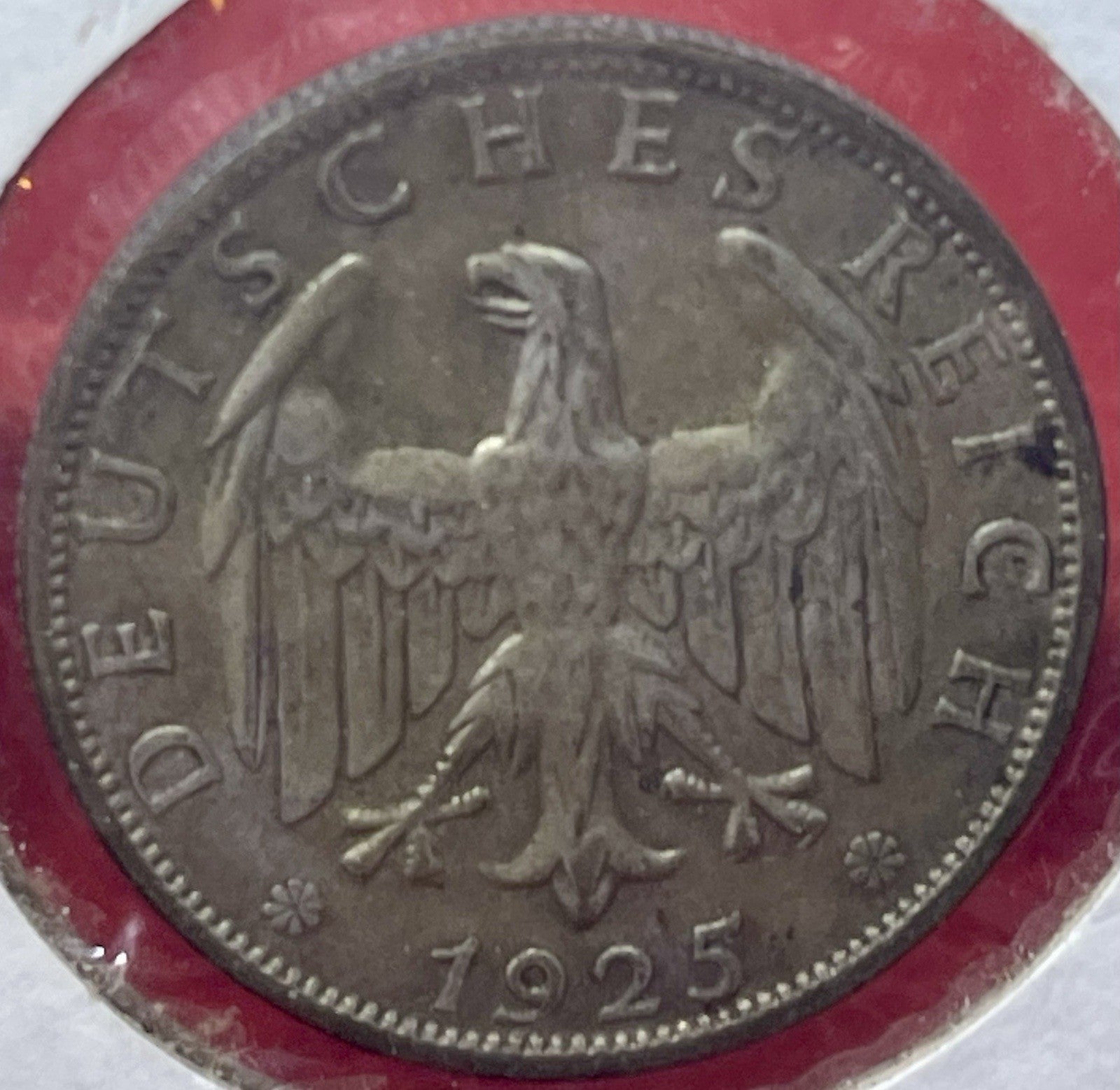 1925-J Germany 2 Mark Silver Coin