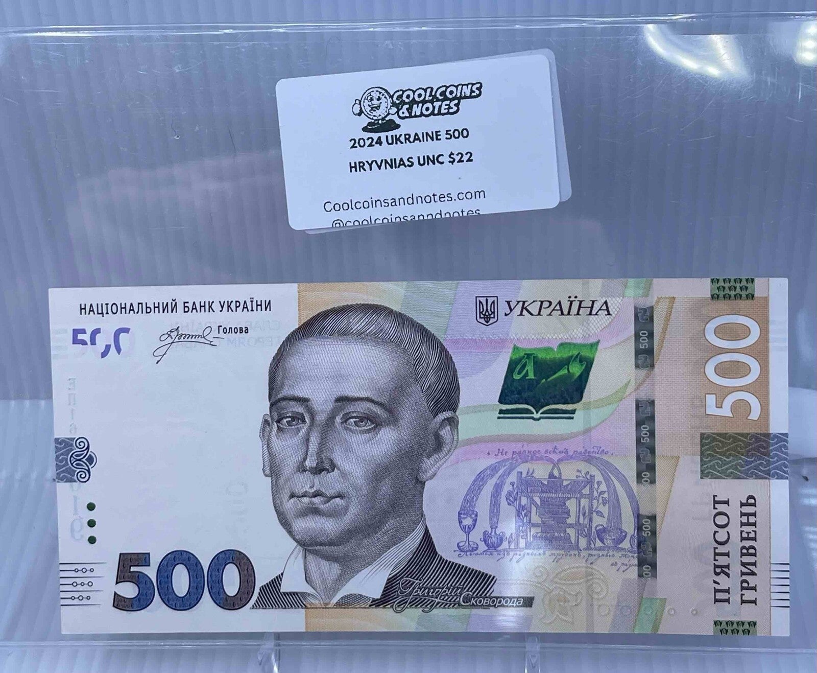 500 Banknote Currency Sleeves Rigid Large European Size Topload Holders Notes