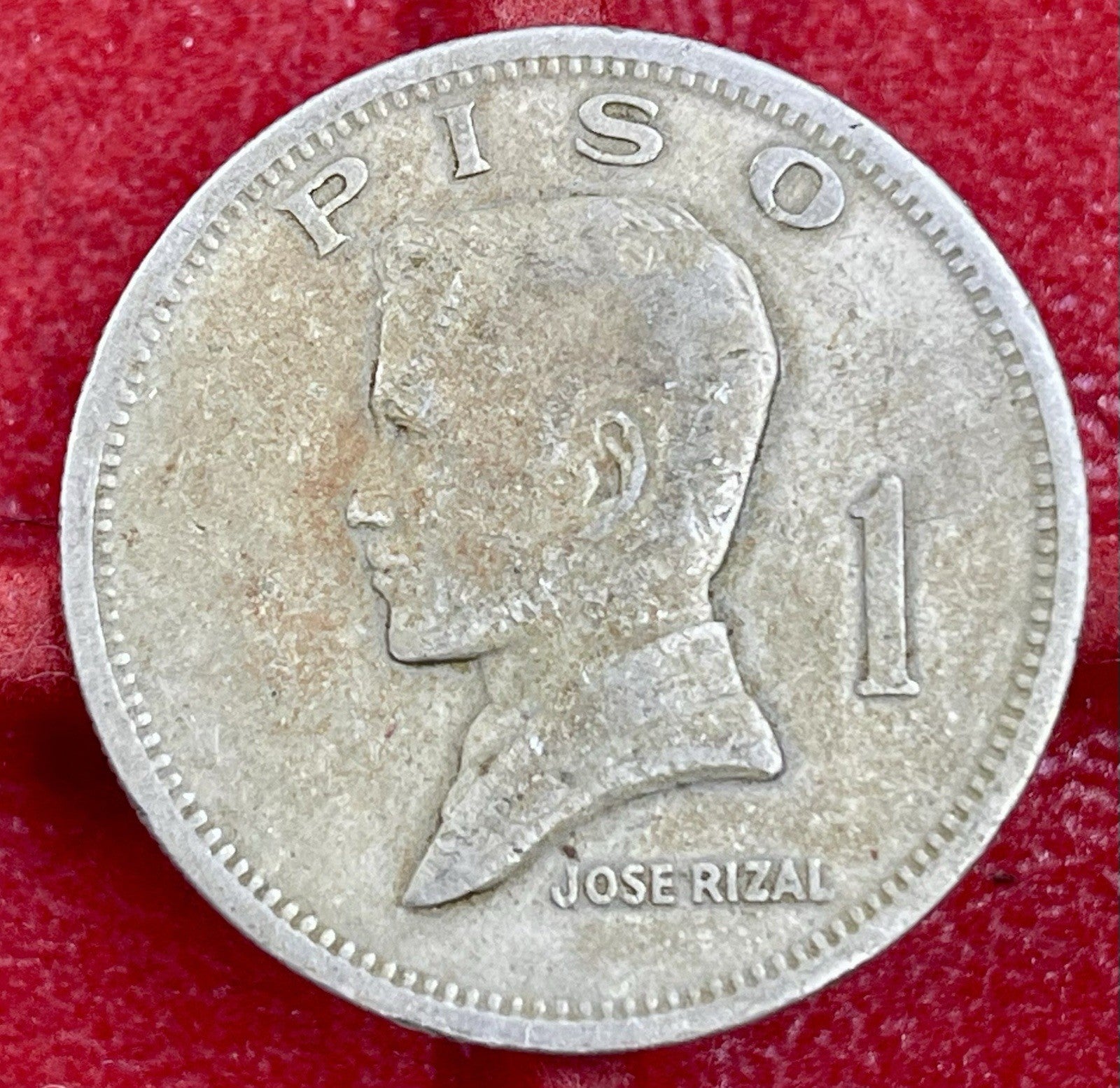 WORLD COIN SALE: 1972 Philipines 1 PISO--copper/zinc/nickel comp. coin--KM#203