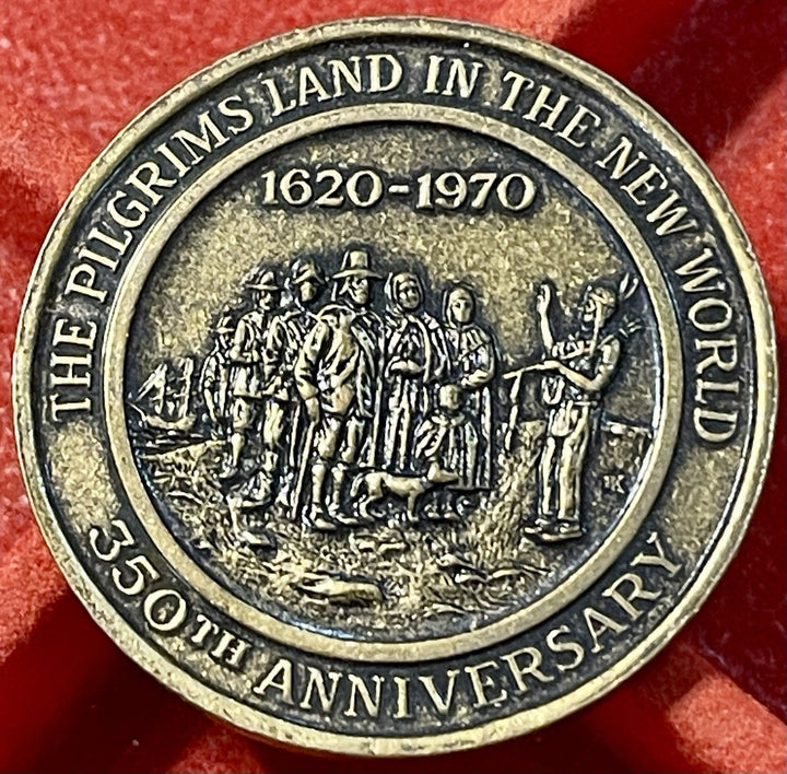 1970 Pilgrims Landing Commemorative Medal – 350th Anniversary of Plymouth