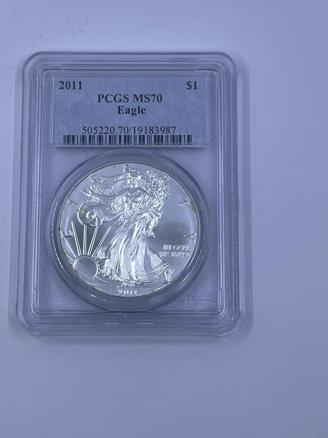 2011 $1 American Silver Eagle MS70 PCGS First Strike