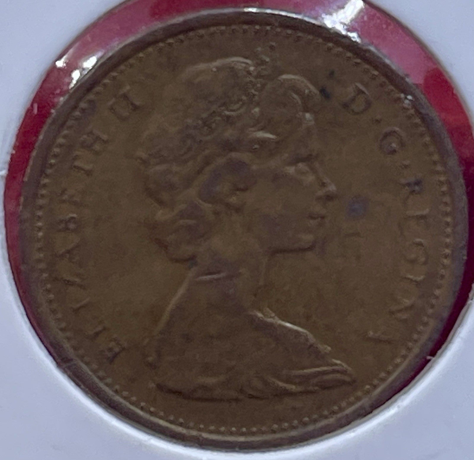 1967 Canada Cent Queen Elizabeth II Canadian Rock Dove Centennial Penny