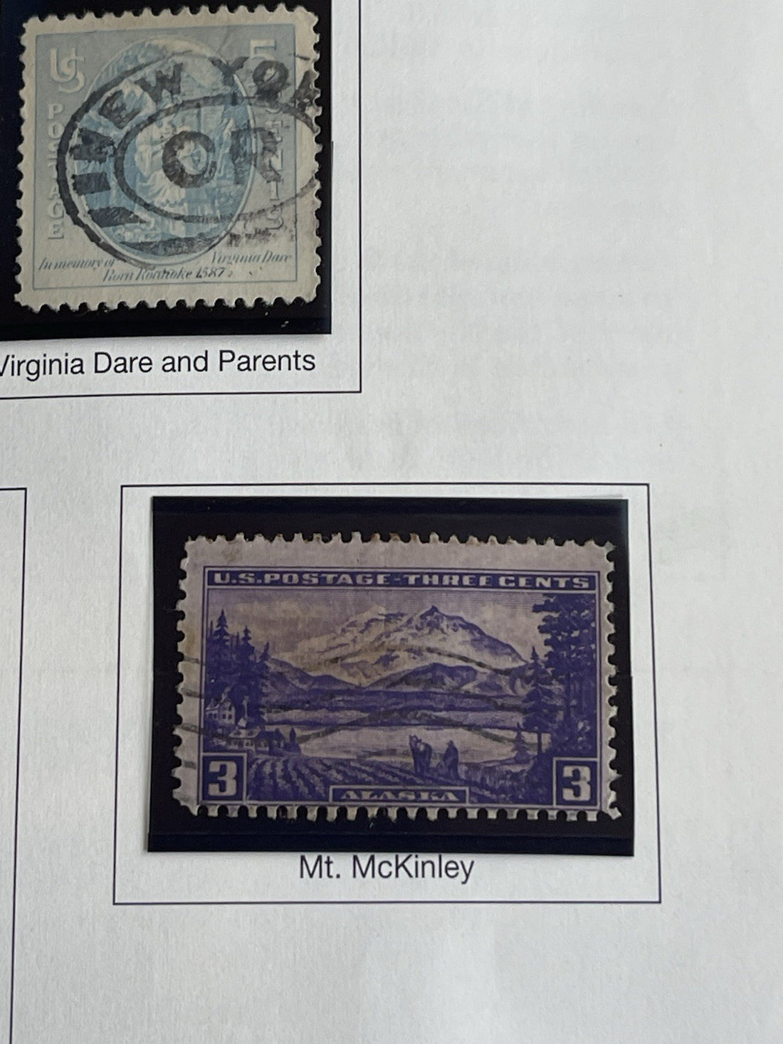 1937 Commemorative Collectable United States Postage Stamps 7 Stamps