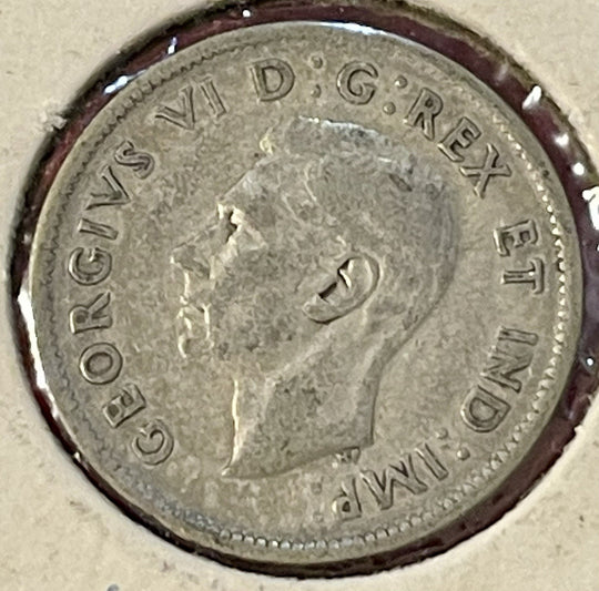 1940 🇨🇦 Canada 25 Cents Silver Coin -  Combined Shipping - Lot C76g