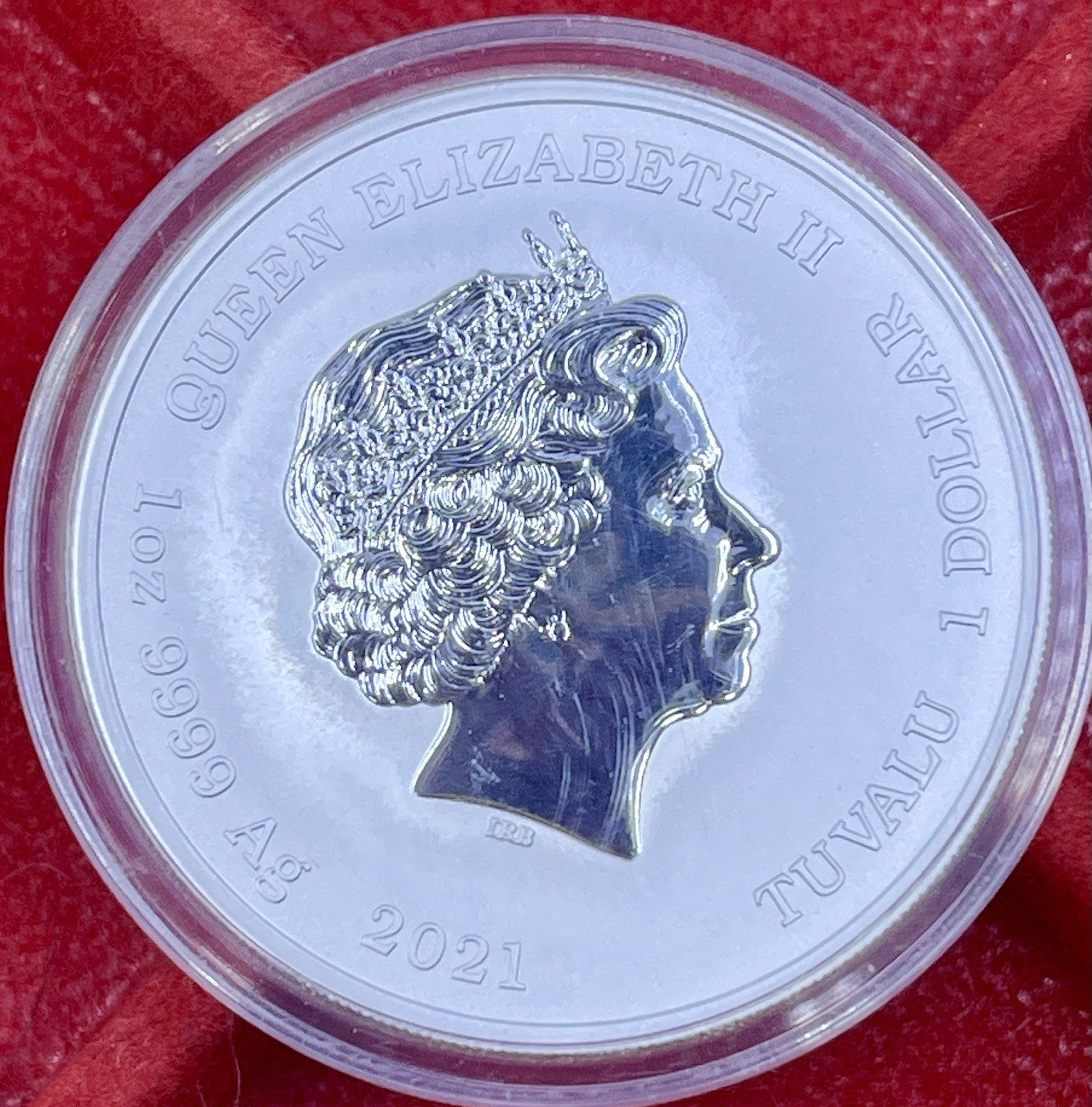 2021 The Simpsons Family Tuvalu 1 Oz .9999 Fine Silver Coin Gem in Mint Capsule